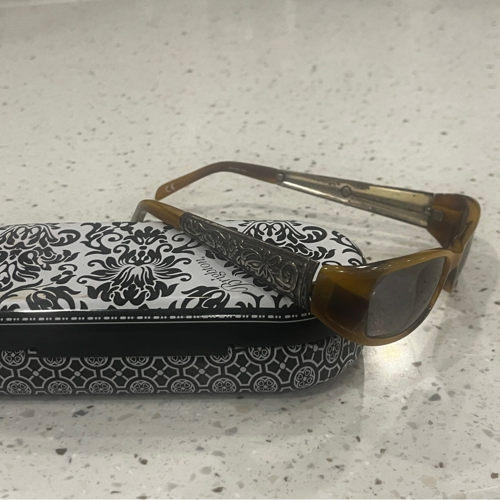 Brighton Mamma Mia Sunglasses +Case | Brown Tortoise Shell & Silver | A12267-130